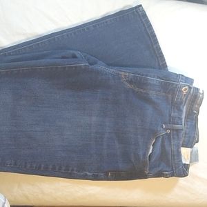 Levi's Women's 505 Straight Leg Cotton Blend Denim Jeans - Size 14